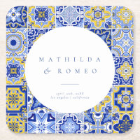 Blue Mediterranean Tile and Citrus
