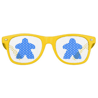 Blue Meeple by Blackburn Ink Retro Sunglasses