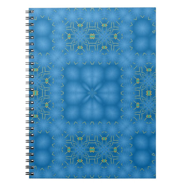 Blue Memories Spiral Notebook (Front)