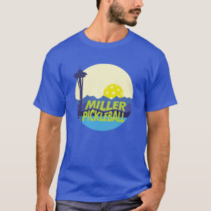 Blue Men's Miller Pickleball T-shirt