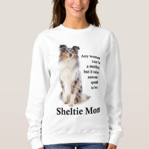 Blue Merle Sheltie Mum Sweatshirt