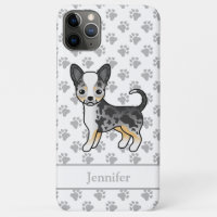 Blue Merle Smooth Coat Chihuahua Dog & Name