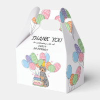 Blue Merle Tan Aussiedoodle Birthday Thank You 