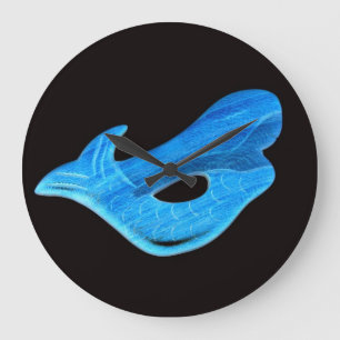 blue mermaid clock