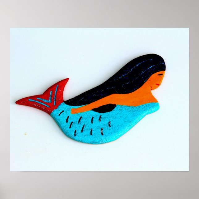 blue mermaid poster (Front)