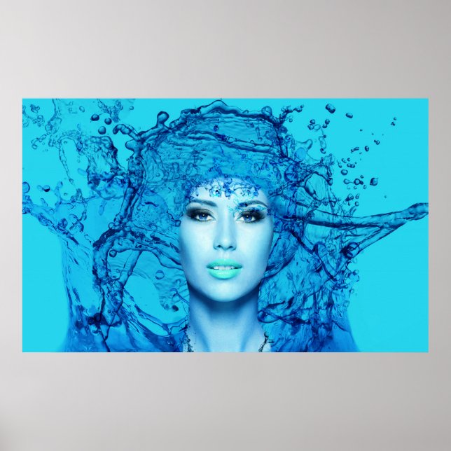 Blue Mermaid Poster (Front)
