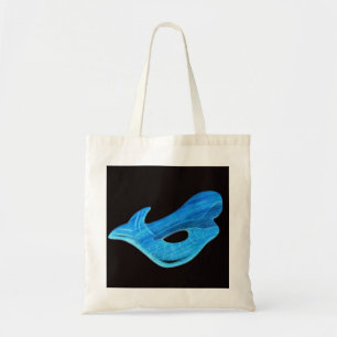 blue mermaid tote bag