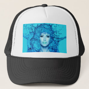 Blue Mermaid Trucker Hat