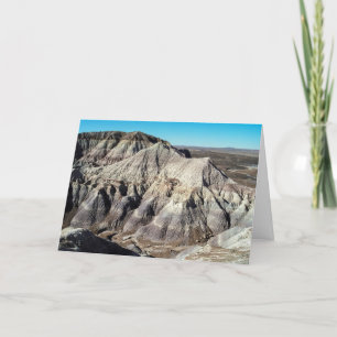 Blue Mesa Badlands Photo Birthday Card