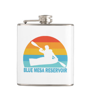 Blue Mesa Reservoir Colorado Kayak Hip Flask
