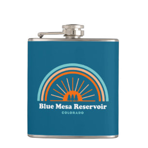 Blue Mesa Reservoir Colorado Rainbow Hip Flask