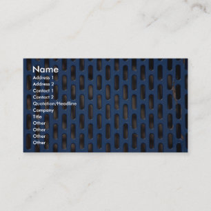 Blue mesh business card