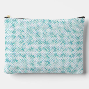 Blue metaball pattern accessory pouch