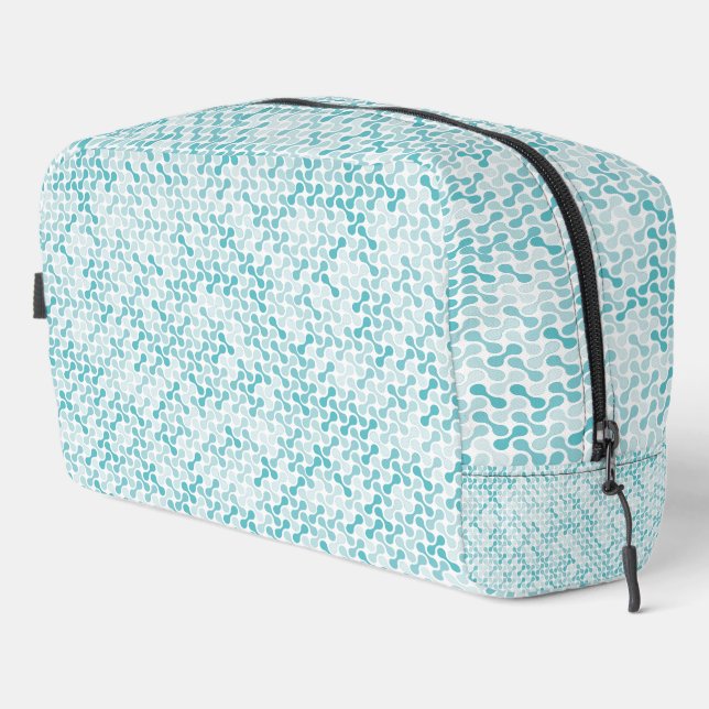 Blue metaball pattern dopp kit (Right Corner)