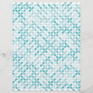 Blue metaball pattern flyer