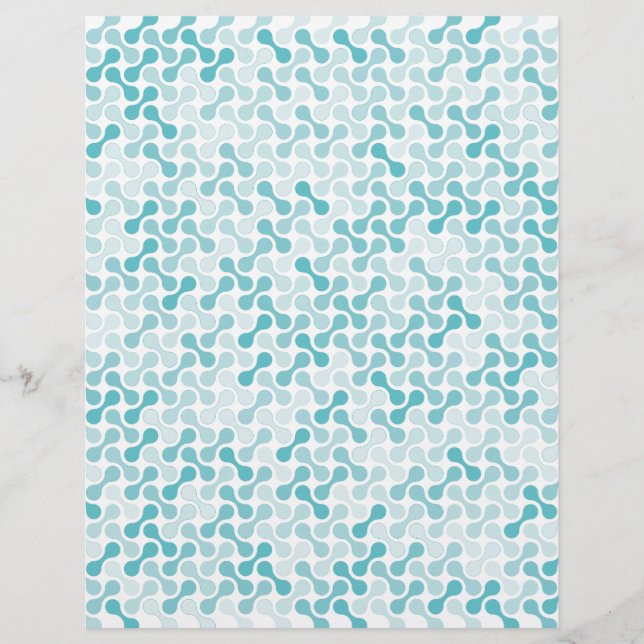 Blue metaball pattern flyer (Front)