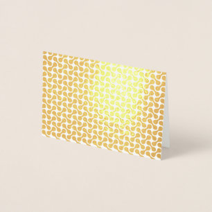 Blue metaball pattern foil card