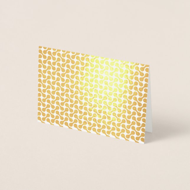 Blue metaball pattern foil card (Front)
