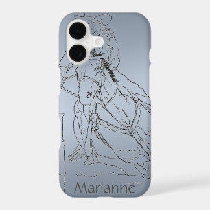 Blue Metallic Barrel Racer II