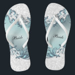 Blue Metallic Floral & Confetti Glitter | Wedding Jandals<br><div class="desc">Bridal Party Flip Flop Shoes ready for you to personalise. ⭐This Product is 100% Customisable. Graphics and/or text can be added, deleted, moved, resized, changed around, rotated, etc... 99% of my designs in my store are done in "LAYERS". This makes it easy for you to resize and move the graphics...</div>