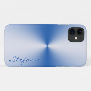 Blue Metallic Radial Case-Mate iPhone Case