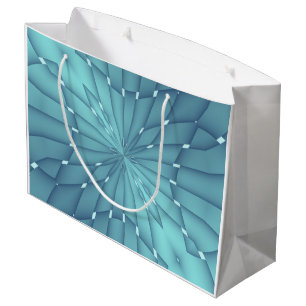 Blue Metallic Stars Gift bag