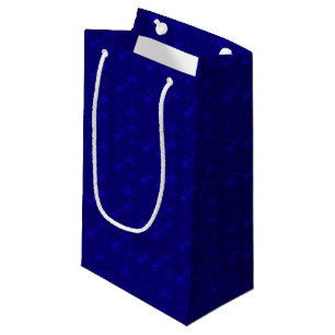 Blue Metallic Stars-GIFT BAG s