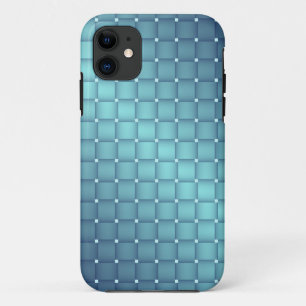 Blue Metallic Tiles Christmas decor Case-Mate iPhone Case