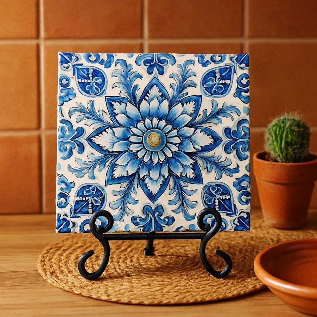 Blue Mexican Seamless Backsplash  Tile (Creator Uploaded)