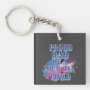 Blue Microtia Day  Key Ring