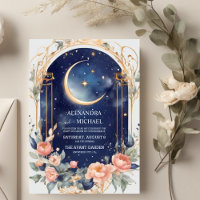 Blue Mid Summer Night Dream Celestial Wedding