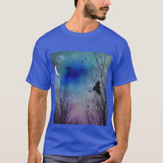 Blue Midnight Crow T-Shirt