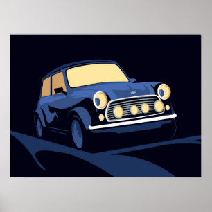 Blue Mini Poster