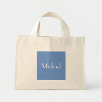 Blue Minimal Custom Name And Destination Stylish