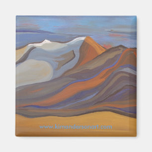 Blue Mission Mountains Magnet