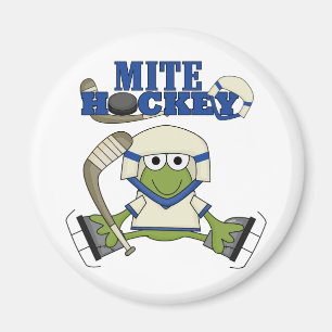 Blue Mite Hockey Tshirts and gifts Magnet