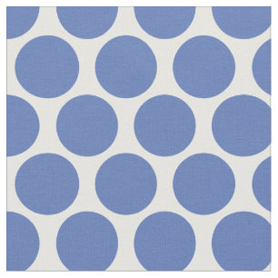 Blue Mod Dots Fabric