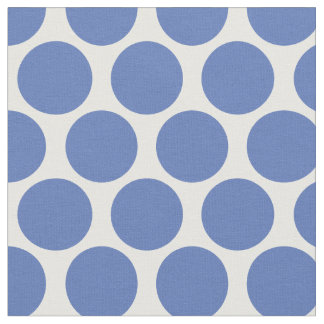 Blue Mod Dots Fabric