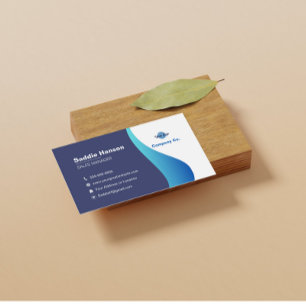 Blue Modern Business Card