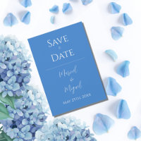Blue Modern Elegant Simple