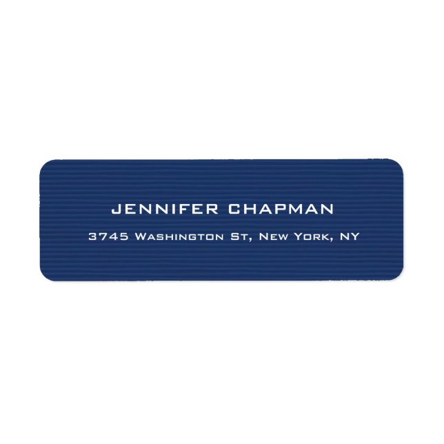 Blue Modern Plain Elegant Professional (Front)