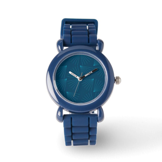Blue, modern, simple light celebration concept watch (Front)