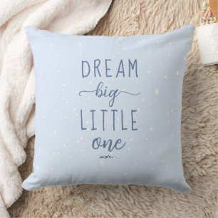 Blue Modern Winter Dream Big Nursery Decor Cushion