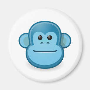 Blue Monkey Magnet