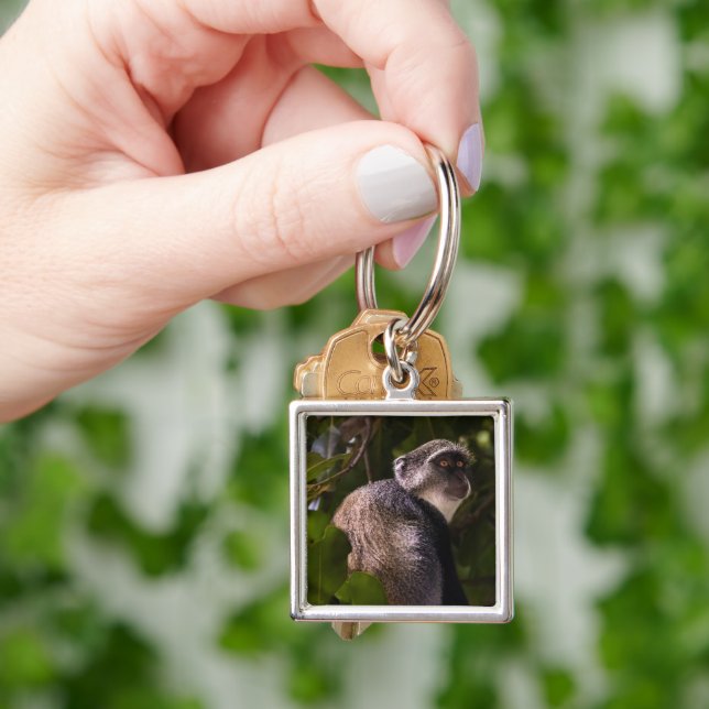 Blue monkey, Zanzibar Key Ring (Hand)