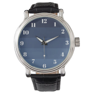 Blue Monochromatic Watch