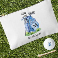 Blue Monogram Name Golf
