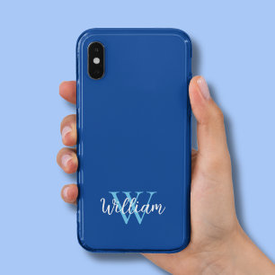 Blue Monogram Name Personalised