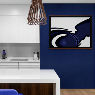 Blue Moon 36" x 24" Canvas Print