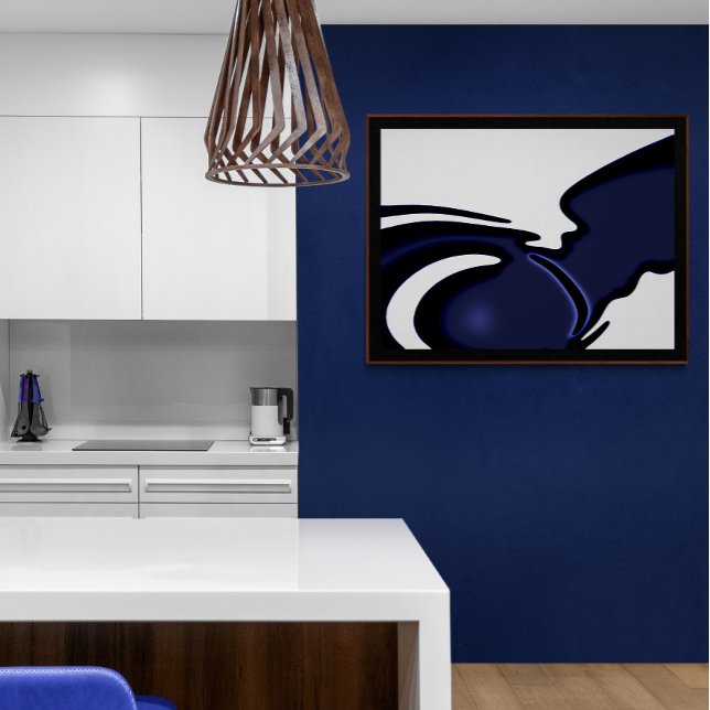 Blue Moon 36" x 24" Canvas Print (Creator Uploaded)